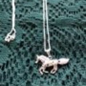 Sterling Silver chain and Horse Pendent